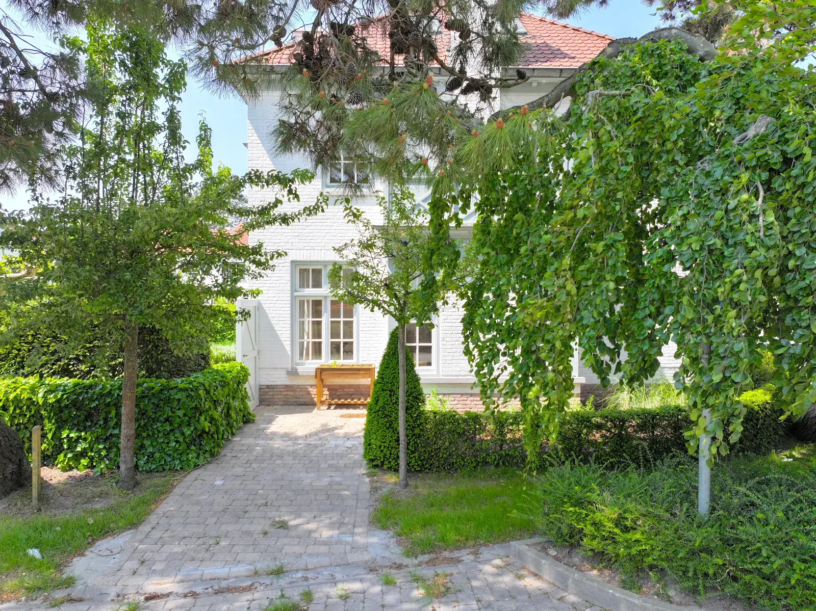 Garten der Ferienvilla in Knokke-Le Zoute